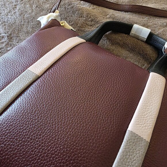 Radley London Waterloo Way Zip-Top Satchel Bag Merlot Burgundy Leather NWT - Picture 9 of 16